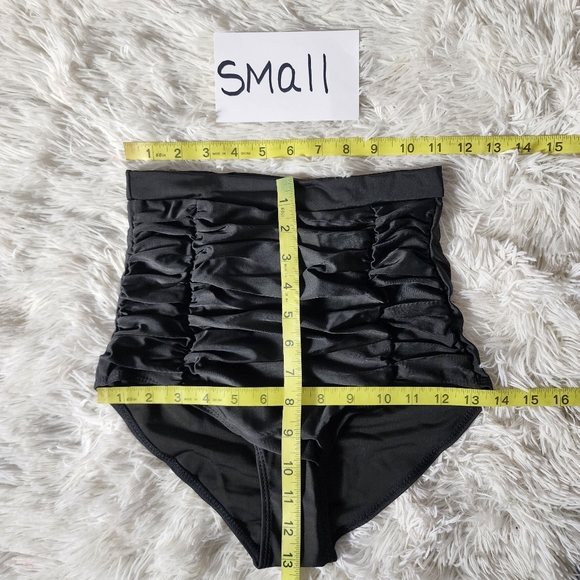 NWOT Black High-waist Halter Bikini - Picture 7 of 14